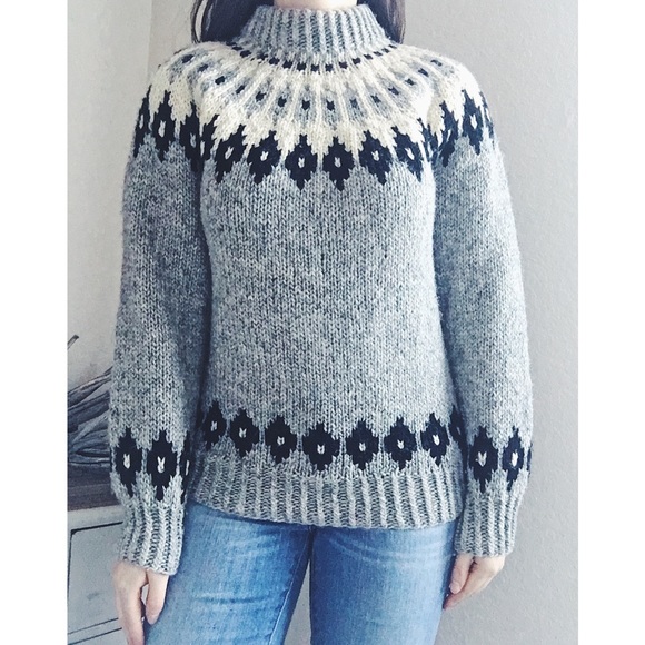 H A N D M A D E Fair Isle Sweater 